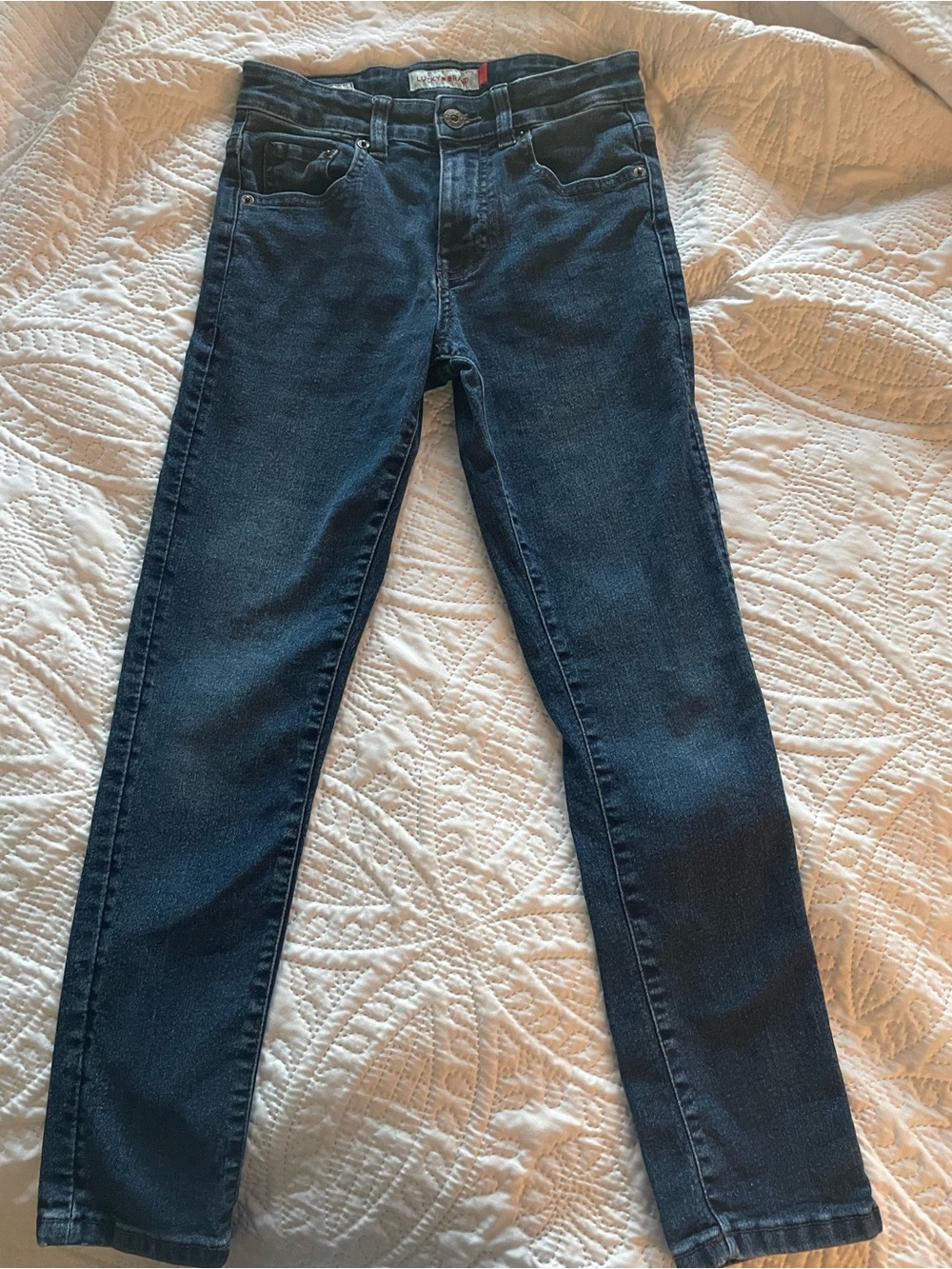 Lucky Brand Dark Blue Kids Straight Jean